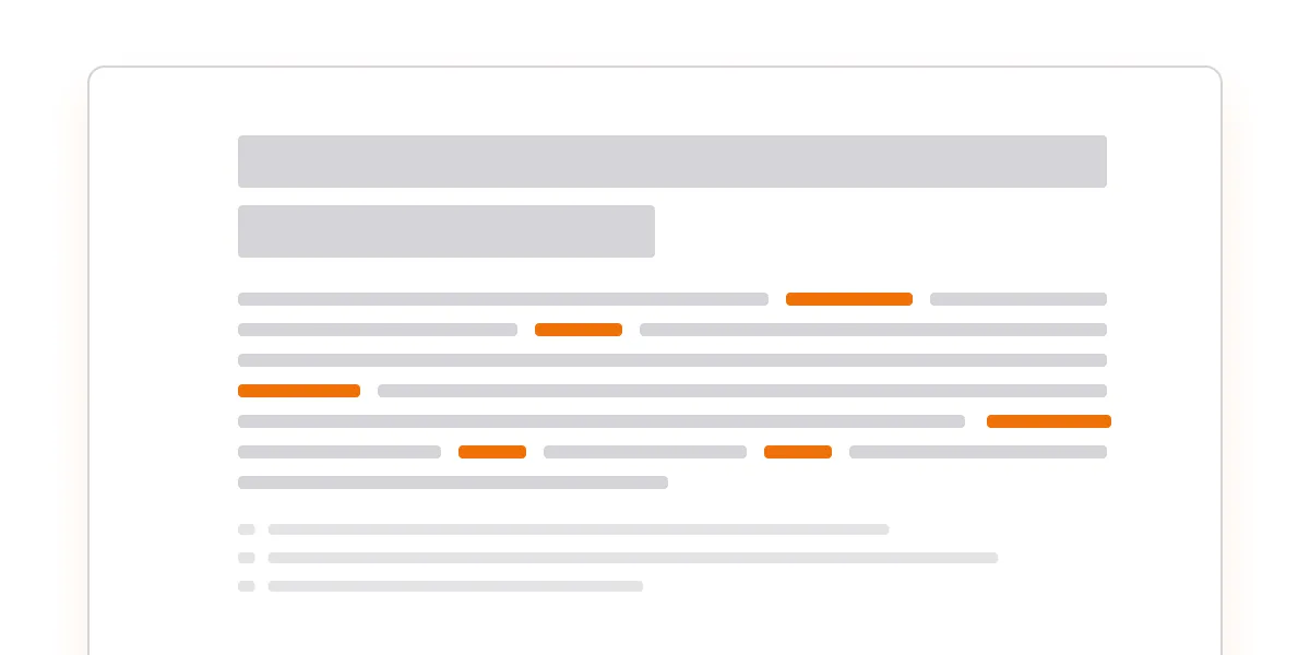 Image of simple newsletter